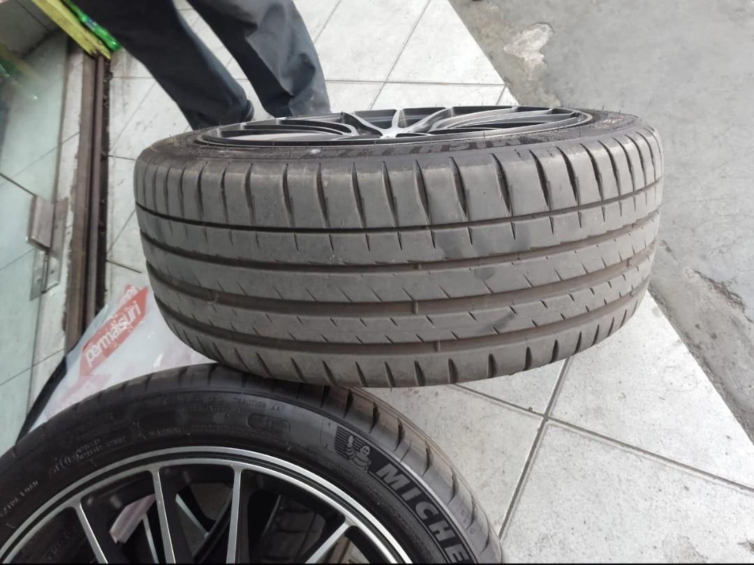 Velg Enkei Tuning R17 Et 42 Plus Ban Michelin 215 45 Aksesoris Mobil Di Carousell