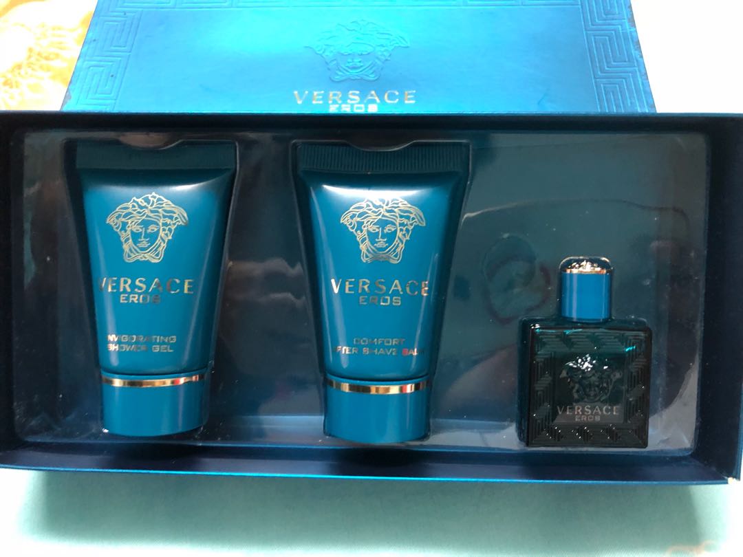 versace men's miniature gift set