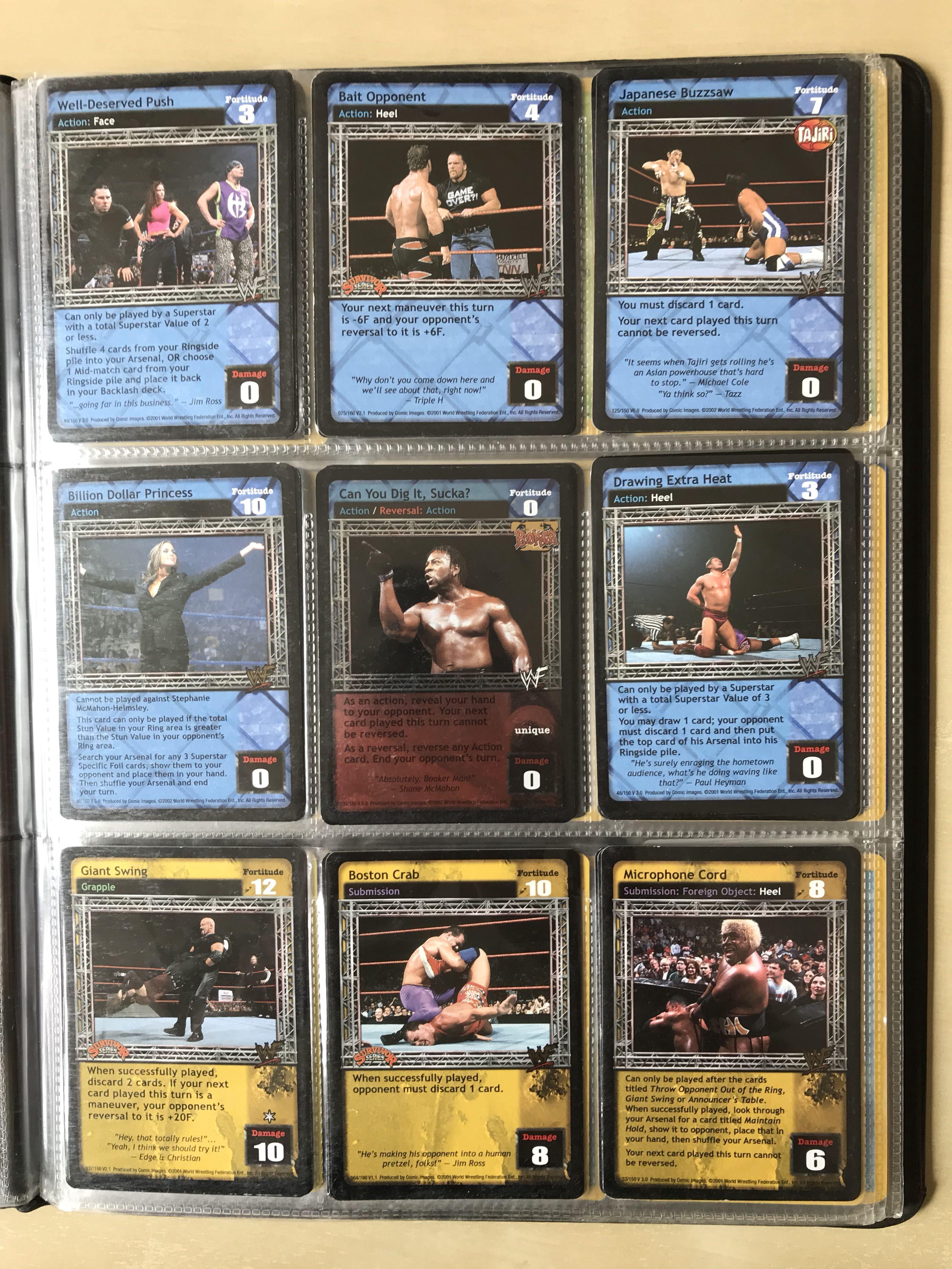 WWE WWF Raw Deal Trading Card Game, TCG cards, Toys & Games, Board