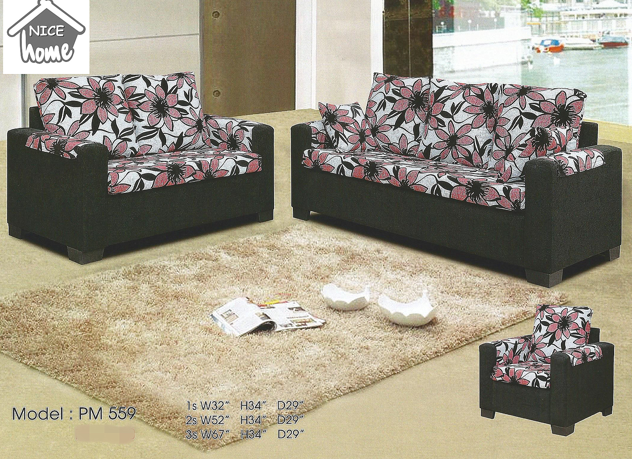 1 2 3 Sofa Set Installment Plan 559 Home Furniture Furniture On Carousell