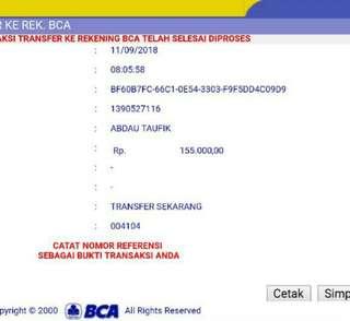 Hati-hati dgn rekening ini