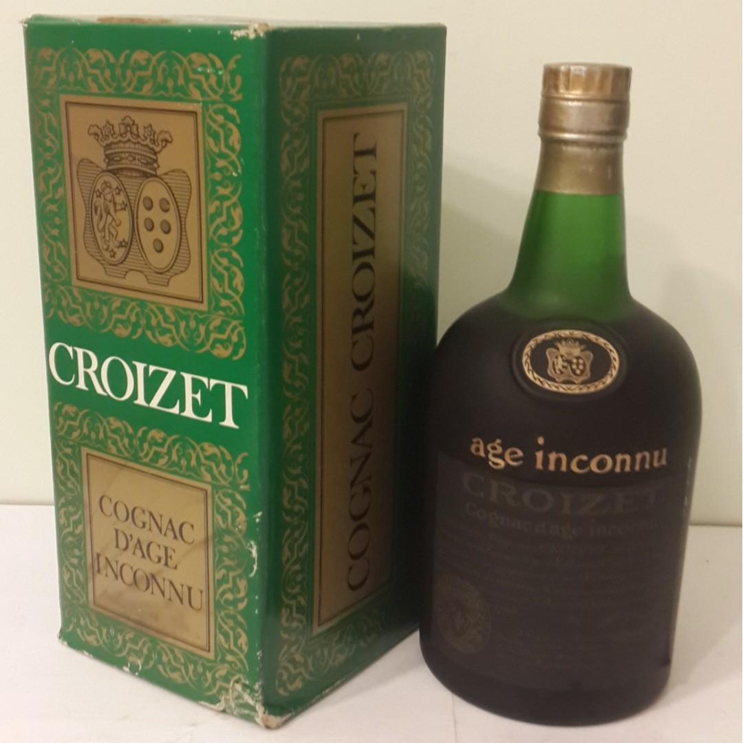 352) 約70年代Croizet cognac D'age inconnu 700ml 40% (有盒) 日本