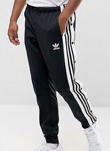 adidas Originals adicolor Popper Pants In Black | ASOS
