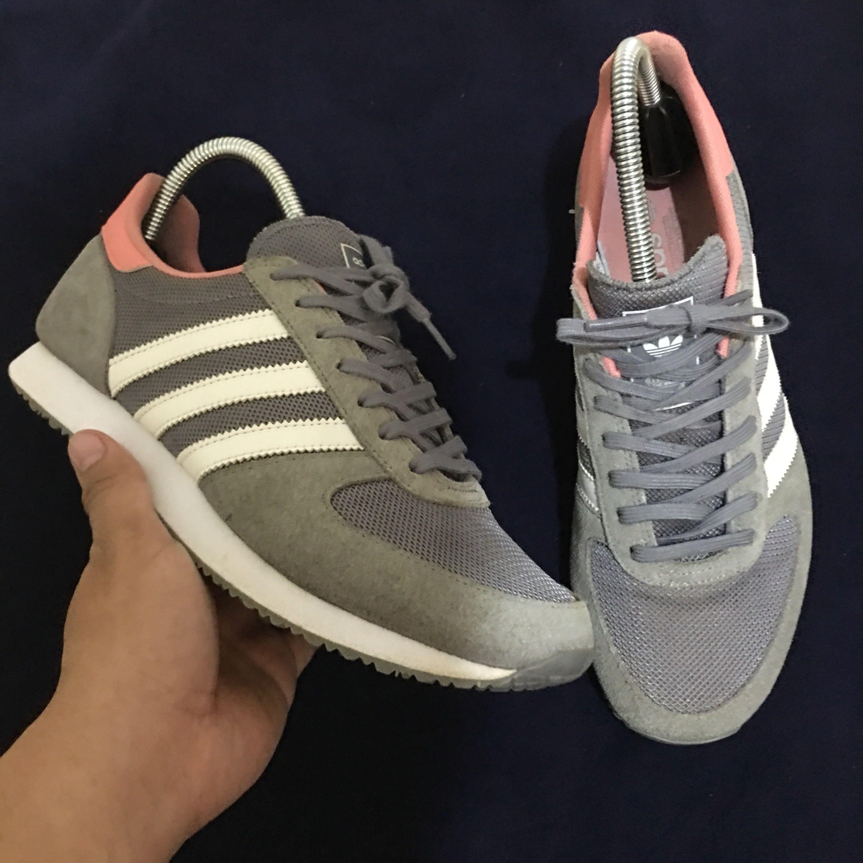 ADIDAS ZX RACER GREY WHITE TRAINERS 