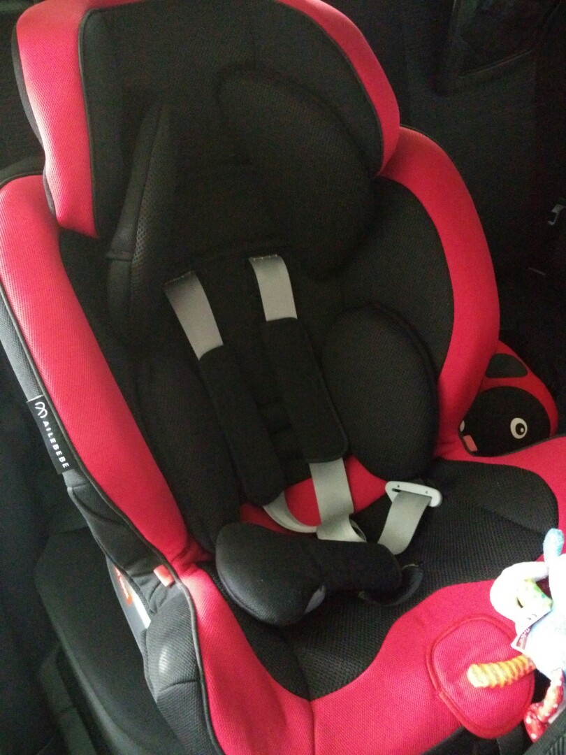 Ailebebe Swing Moon Car Seat Black Red