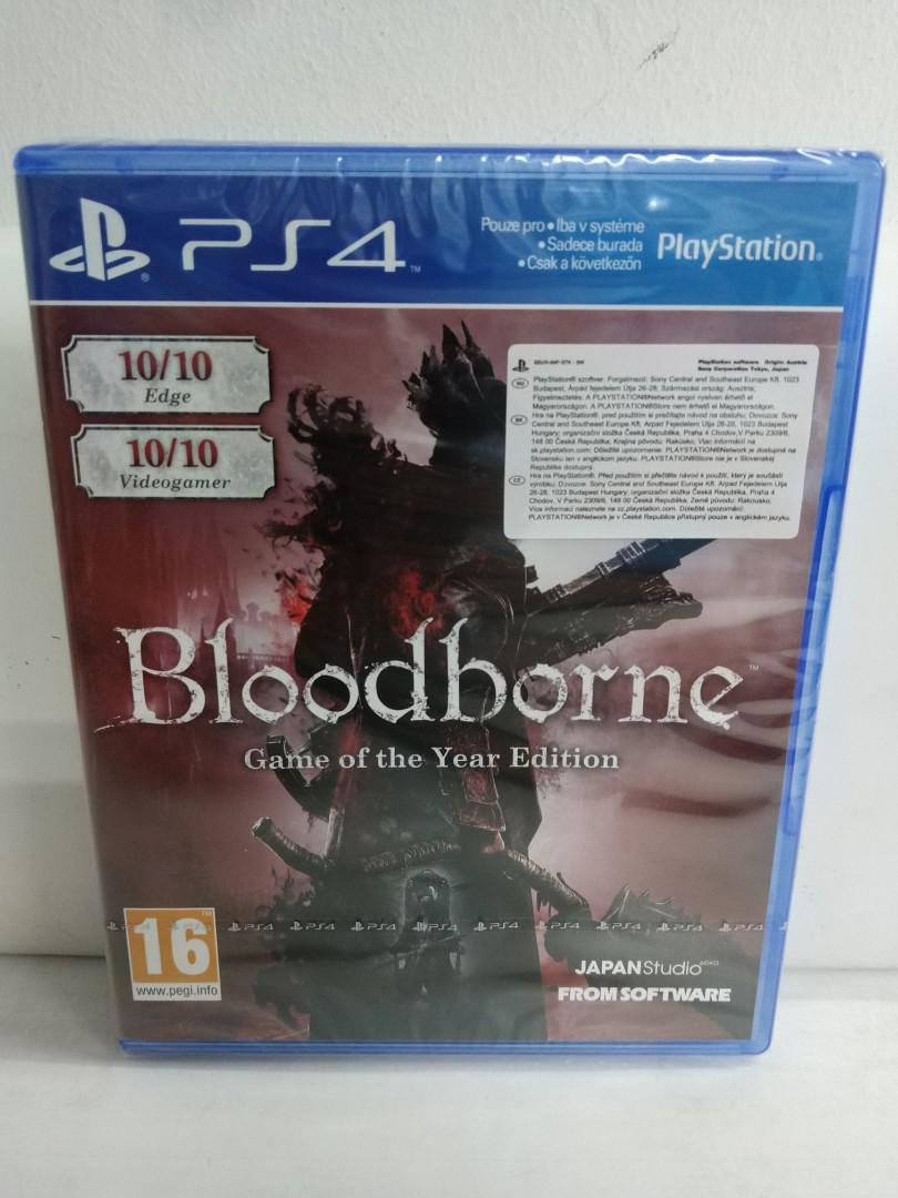 Brand New Ps4 Bloodborne Game Of The Year Edition R2 Toys