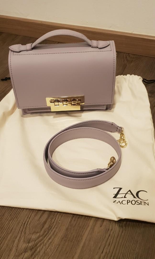 Repriced Brand New Zac Posen Earthette Accordion Shoulder Bag