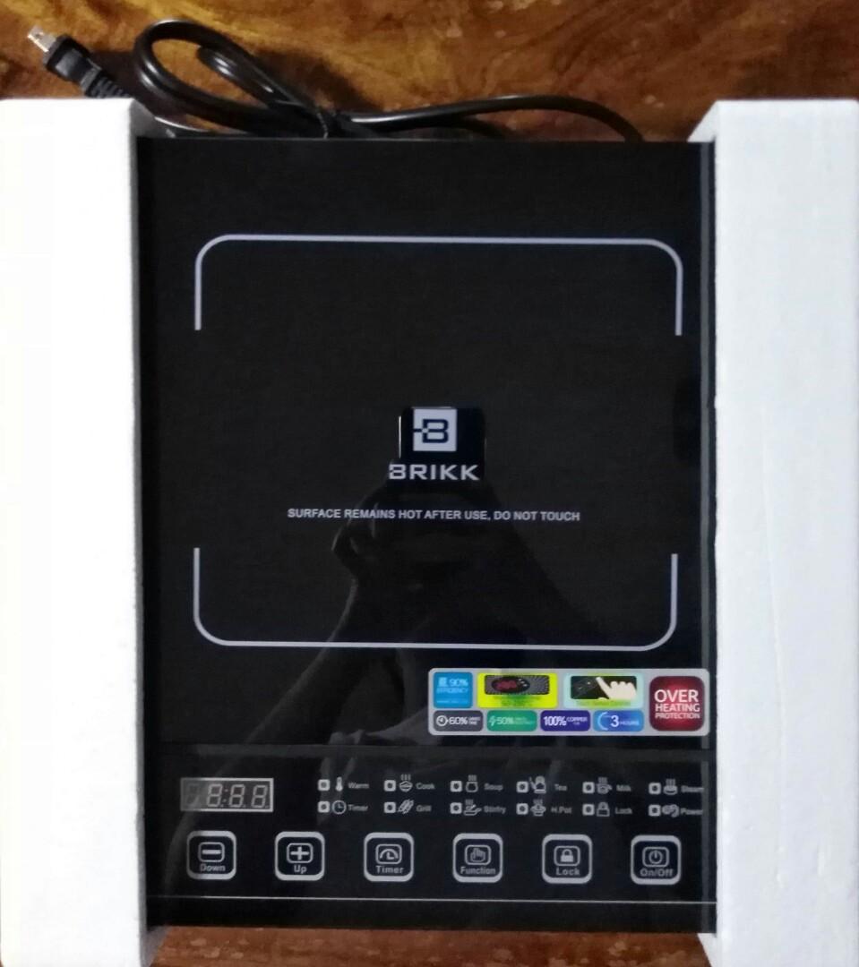 Brikk Induction Cooker with Cooking Pot, TV & Home Appliances, Kitchen