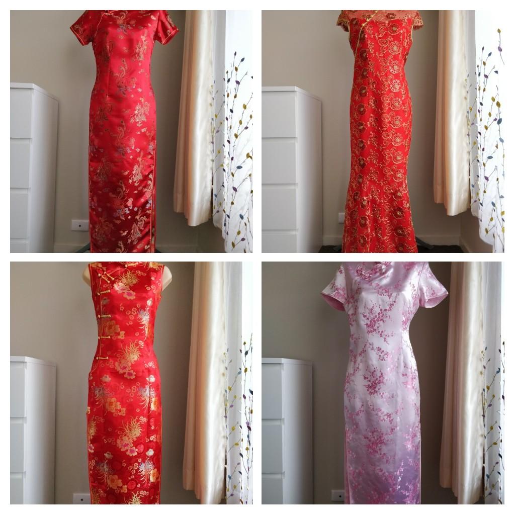 Chinese Dress Bundle Cheongsam Qipao Size 8 10 Women S Fashion Clothes On Carousell