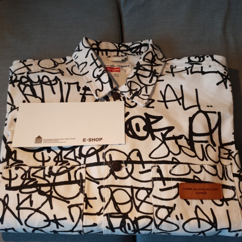 supreme cdg chore coat
