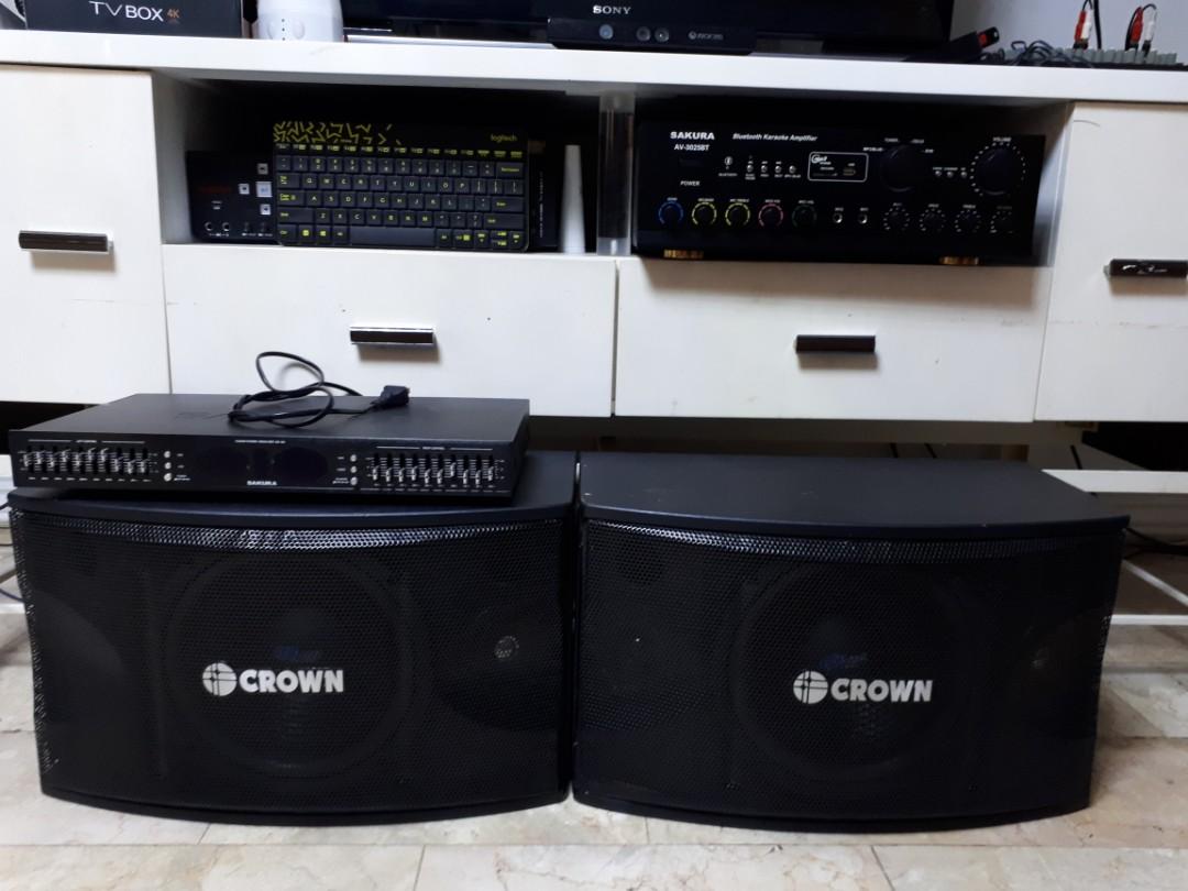 Crown speaker 2025 with amplifier