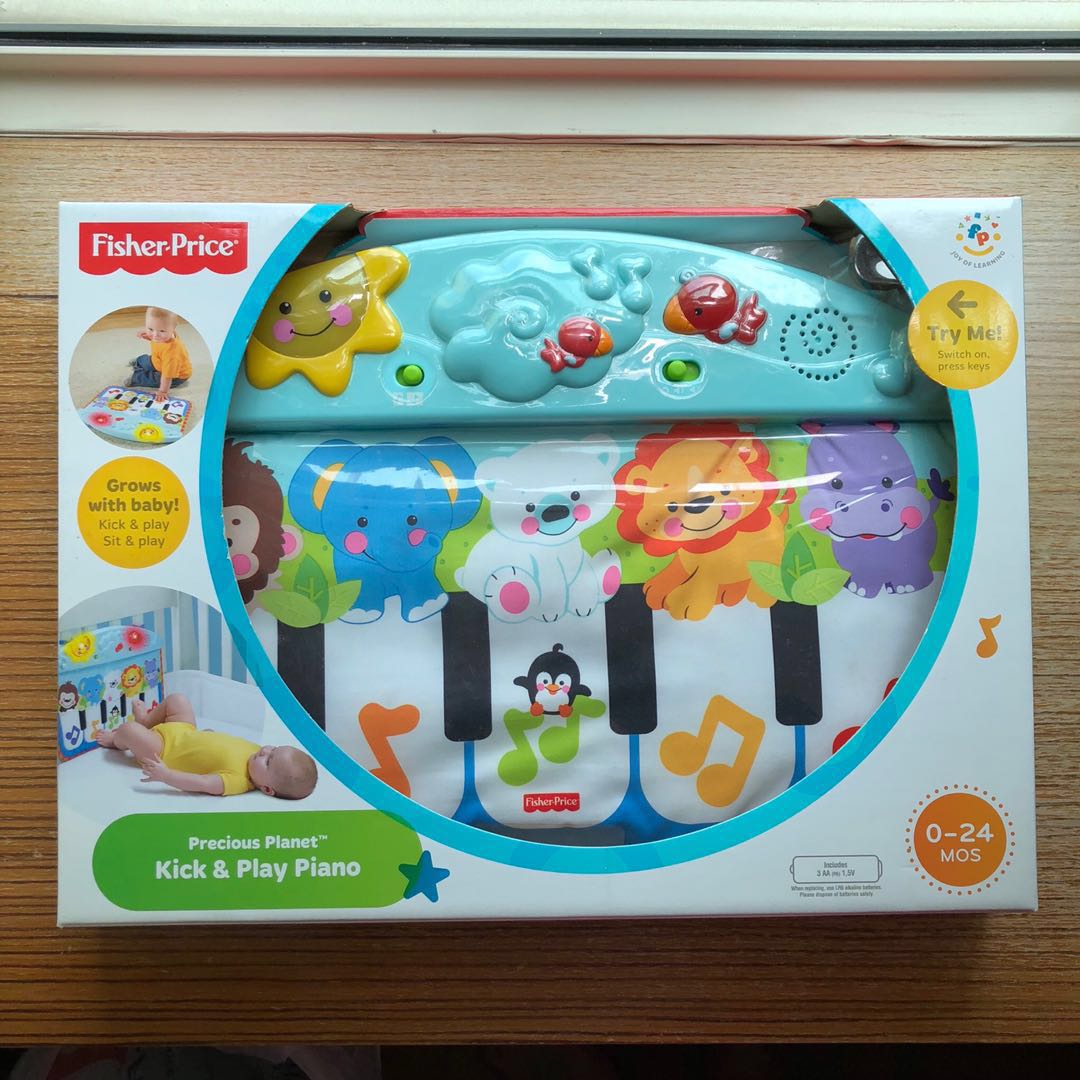 fisher price kick & play piano
