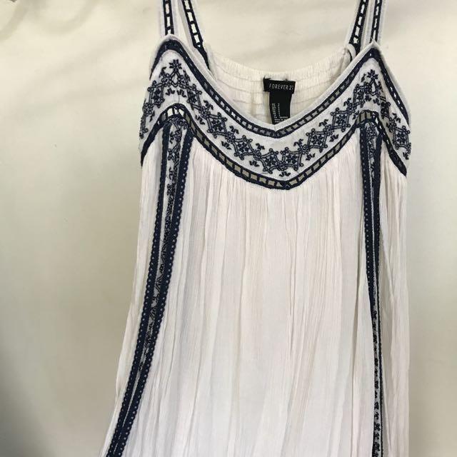 Forever 21 Blue Crochet Dress (Category: Dresses) located in Angeles City. Submitted by msr093 (Listing ID 97862572, Image 1). Description: Type: Top Size: S / EU 36 / UK 8 / US 4 Brand: Forever 21.