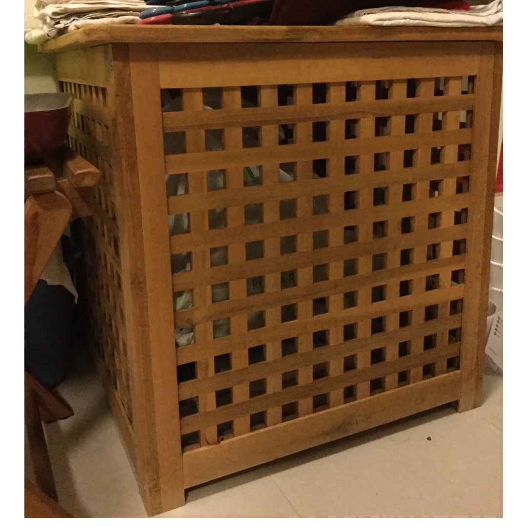 IKEA HOL laundry basket/storage, Furniture & Home Living, Home