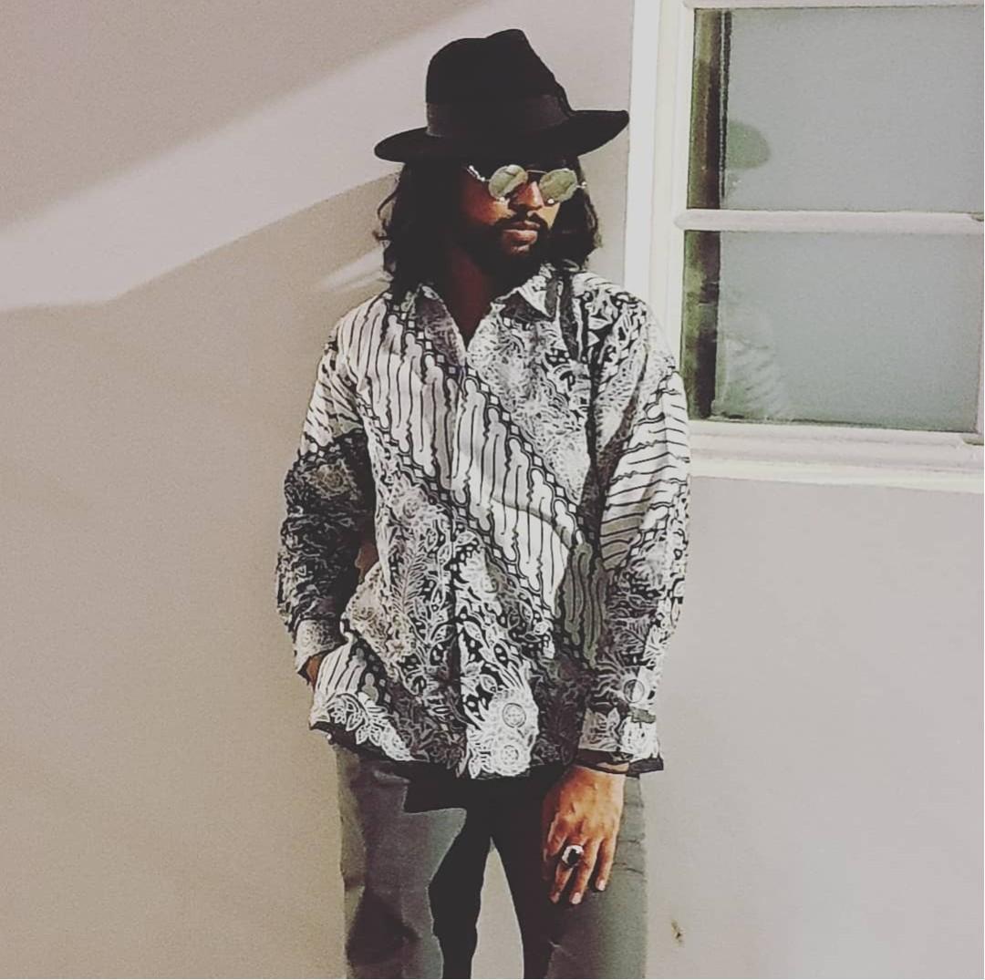 INSTOCK BW black white L S mens batik shirt. Men s Fashion