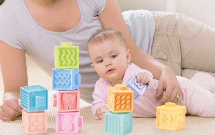 silicone blocks baby