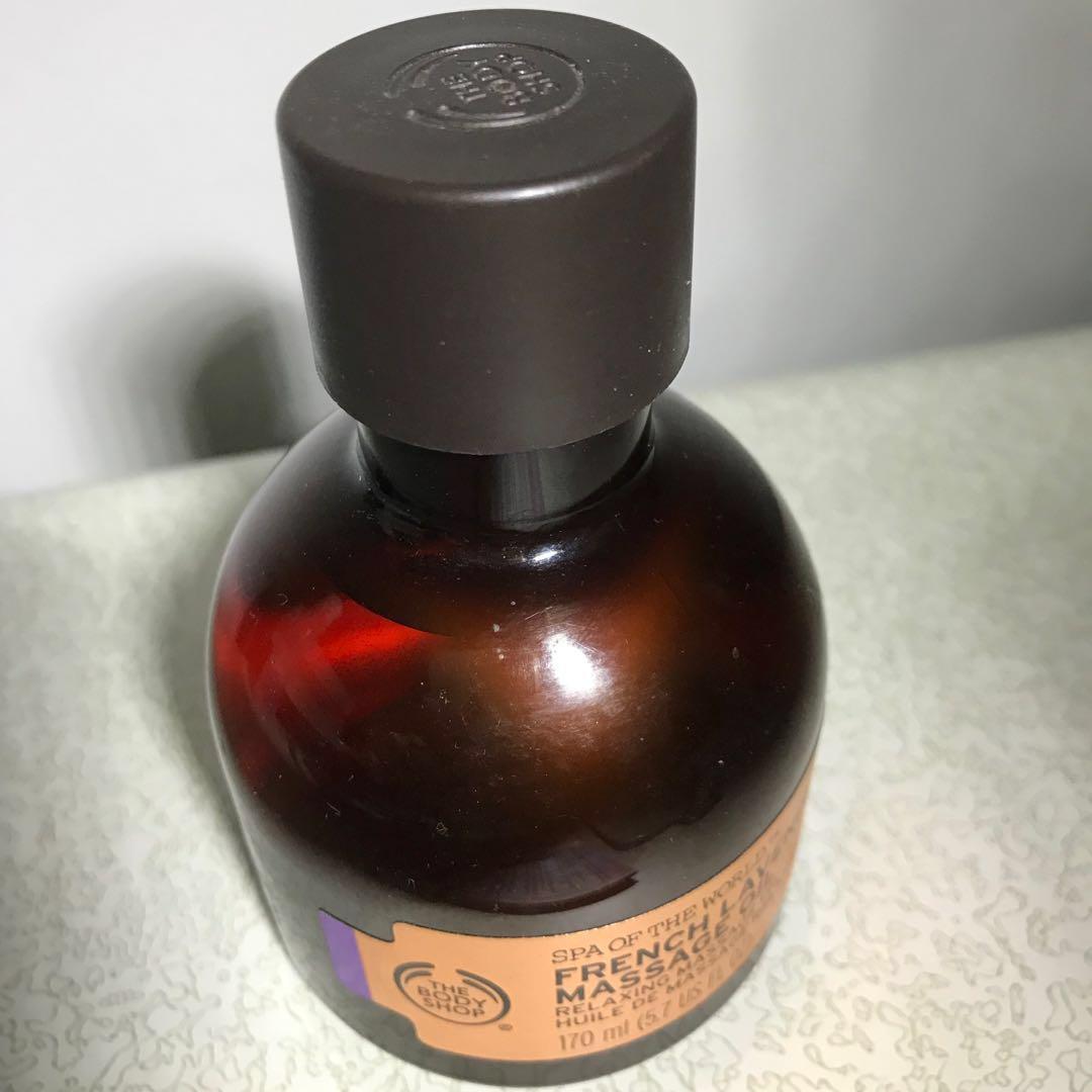 *isi 95* The Body Shop French Lavender Massage Oil minyak pijat spa