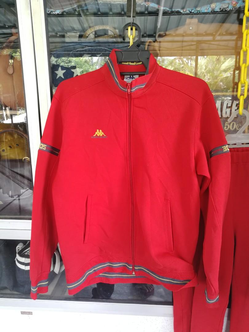 Kappa tracksuit, Men's Fashion, Bottoms, Joggers on Carousell
