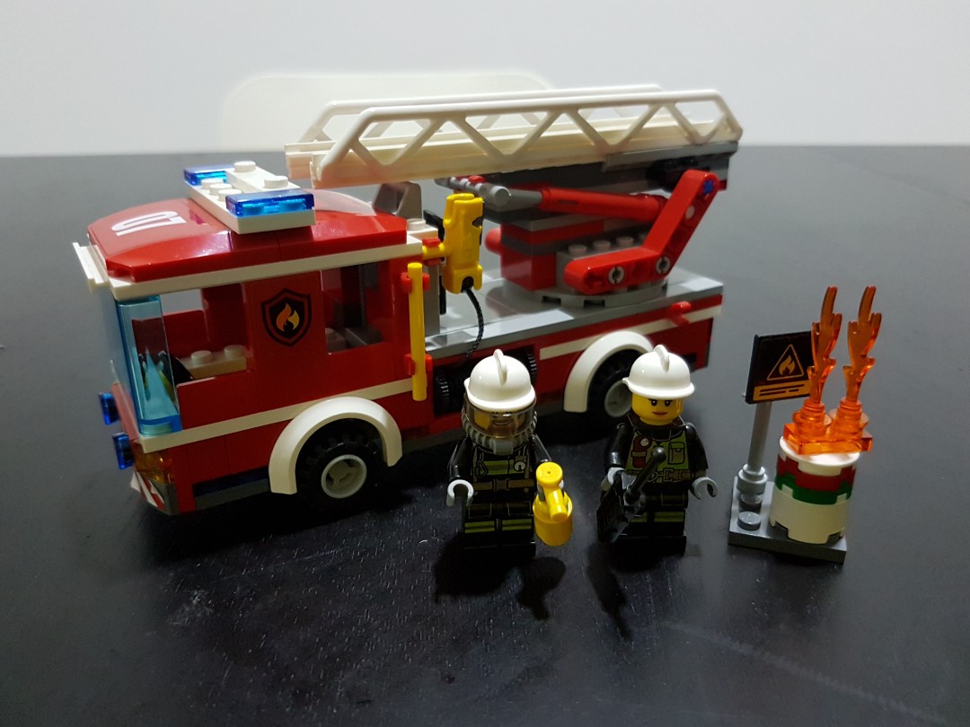 Lego City Fire Ladder Truck 60107 Toys Games Diecast Toy