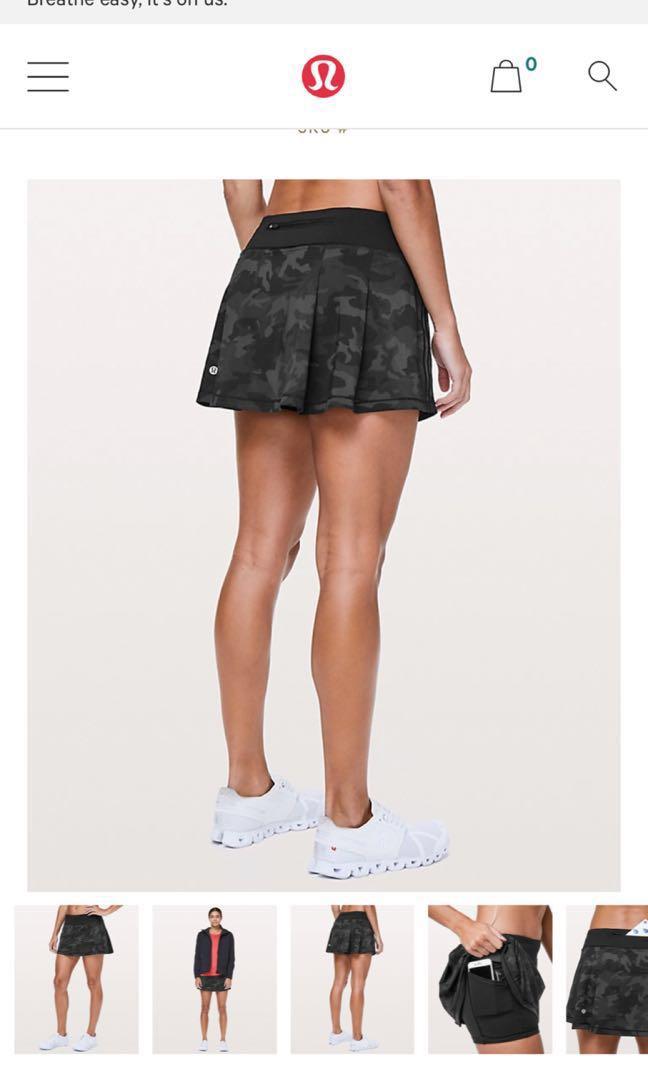 Camo lululemon skirt clearance