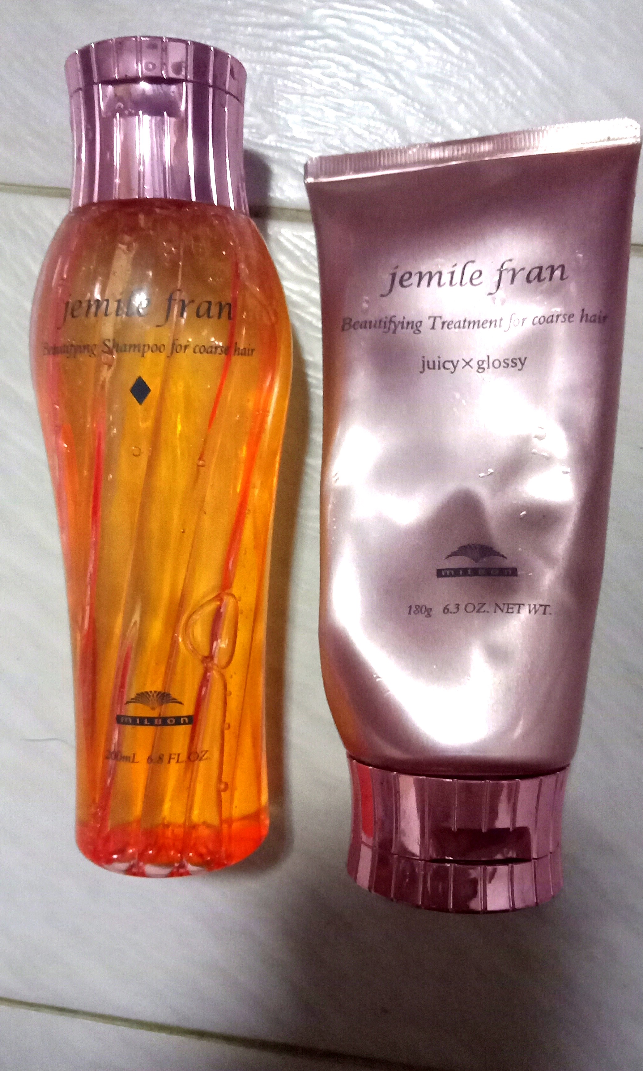 Milbon Jemile Fran Shampoo Coarse Hair