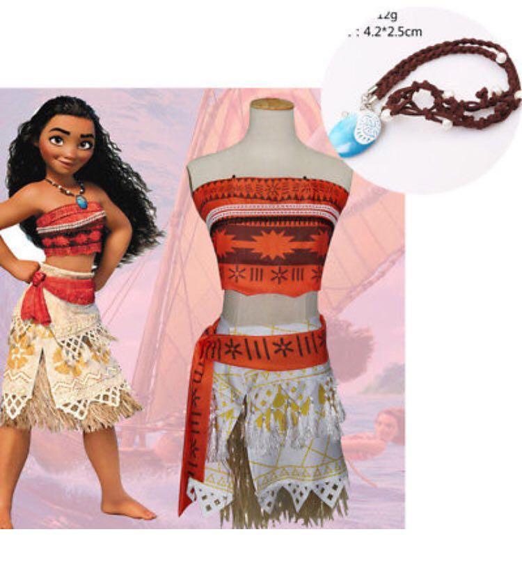 Moana Costume Halloween Disney Princess Babies Kids Girl S