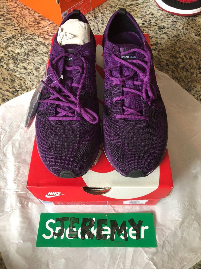 dark purple sneakers