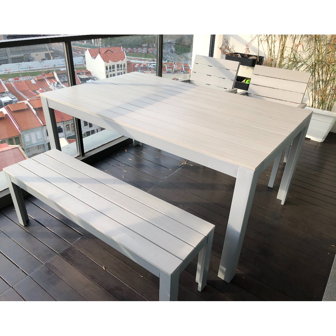 Ikea picnic table and new arrivals benches
