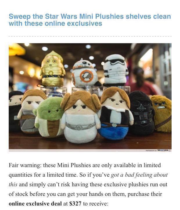 star wars mini plush toys