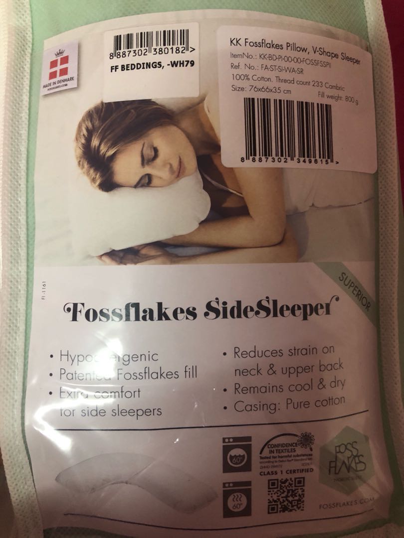 King koil 2025 fossflakes pillow