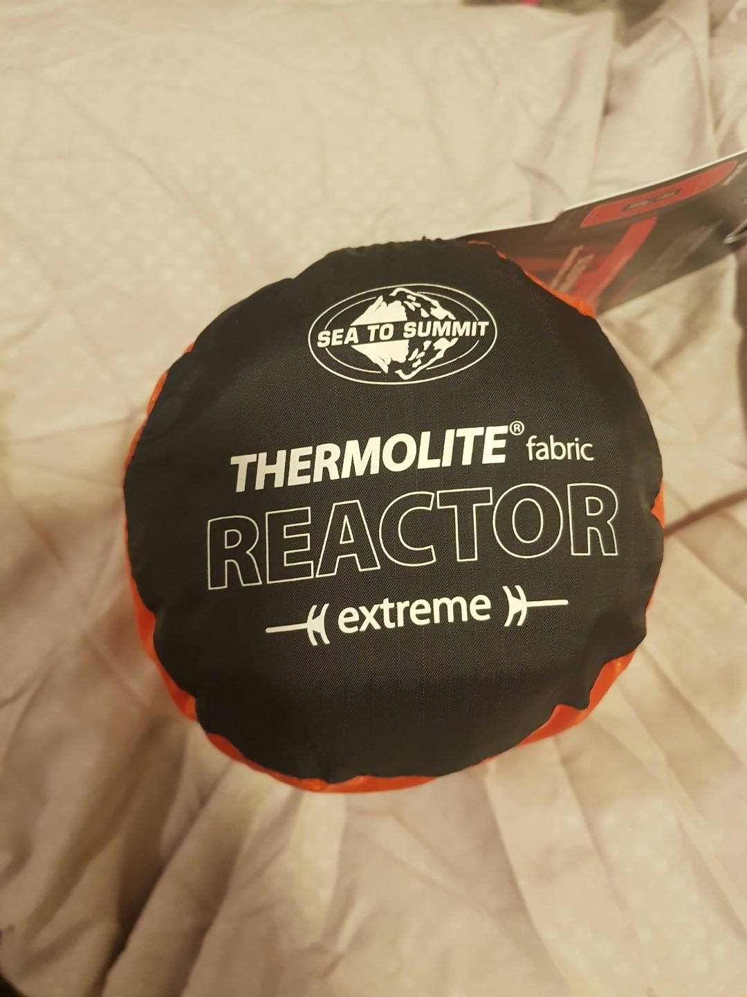 Sea to summit sleeping bag liner thermolite reactor extreme, Sports