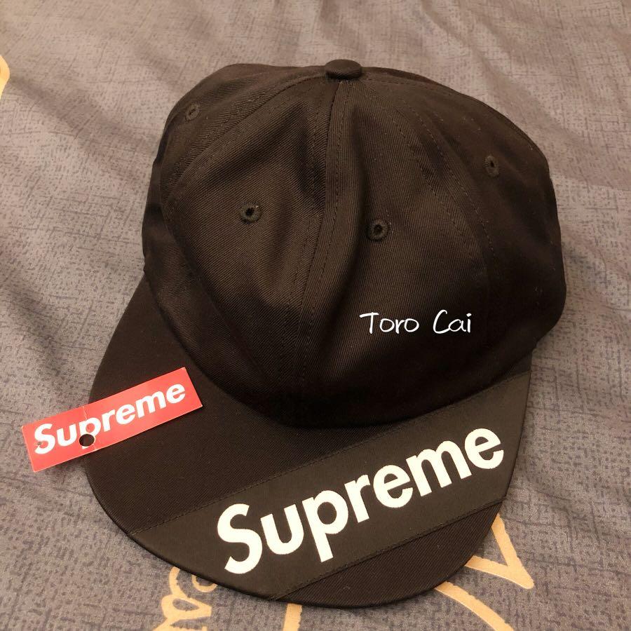 Supreme Visor Label 6 Panel Cap t kensysgas
