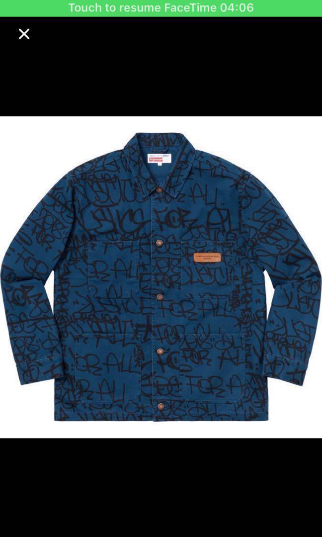 supreme cdg chore coat