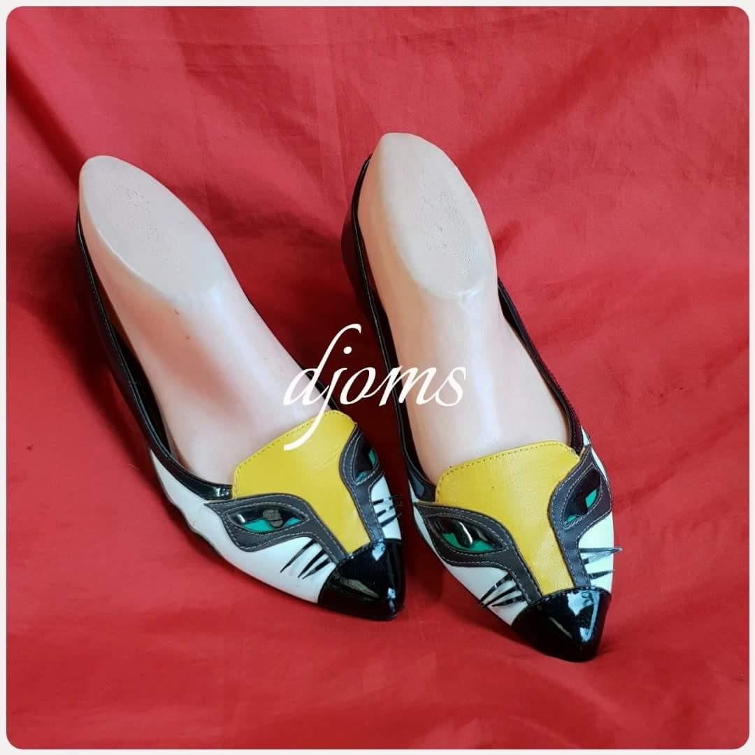 Sz 6 Kate Spade pointed cat toe flats shoes