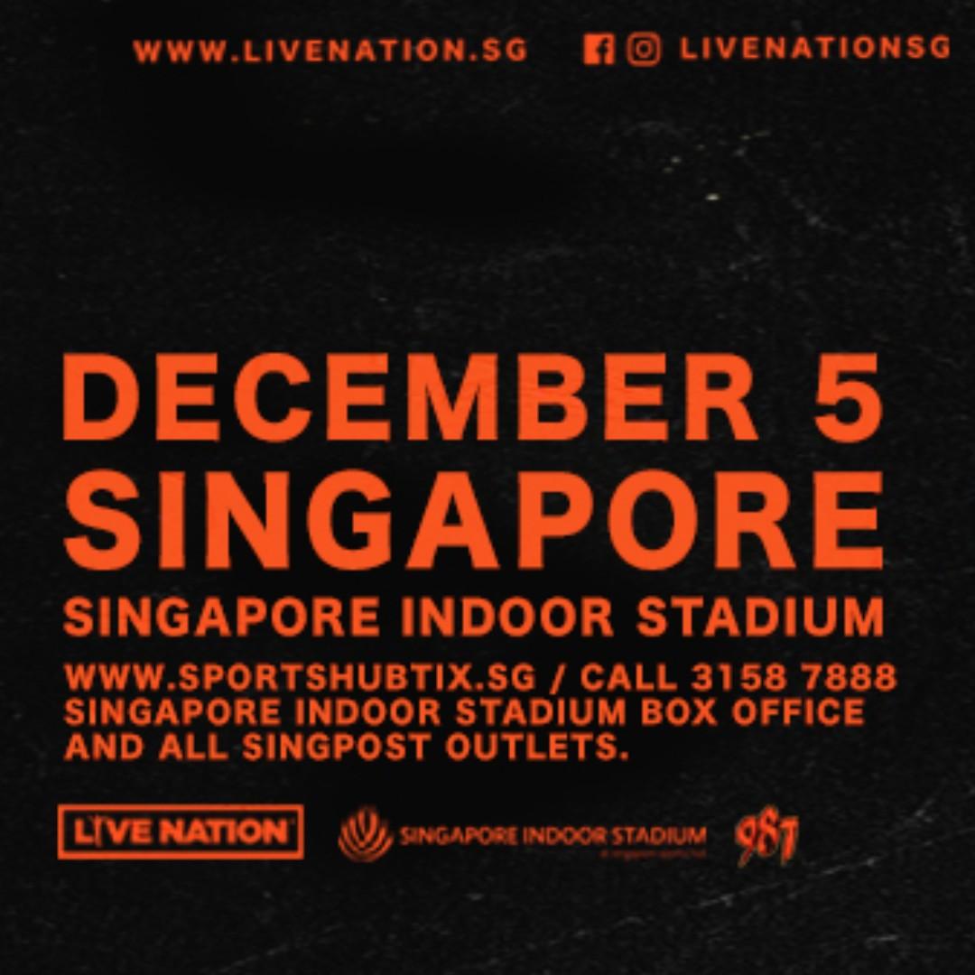 2X The Weeknd Singapore Indoor Stadium Ticket , Tickets & Vouchers