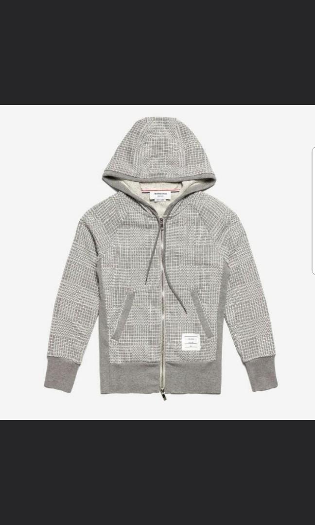 knitted zip up hoodie