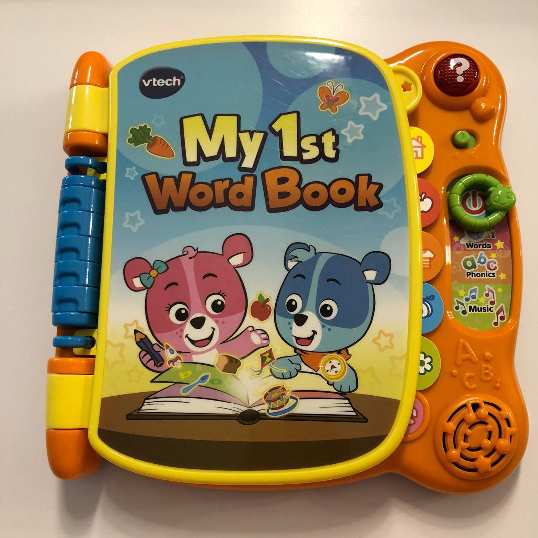 Vtech My 1st Word Book, Hobbies & Toys, Toys & Games on Carousell