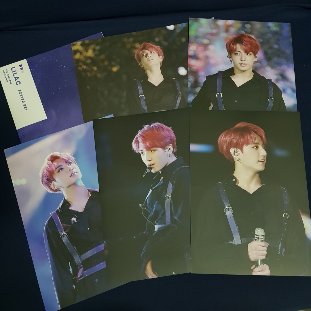 Wts Bts Jungkook Fansite A4 Poster Pack Entertainment K Wave On