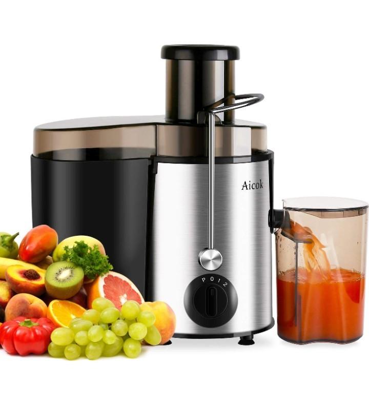 1153Aicok Juicer Juice Extractor High Speed for Fruit and Vegetables