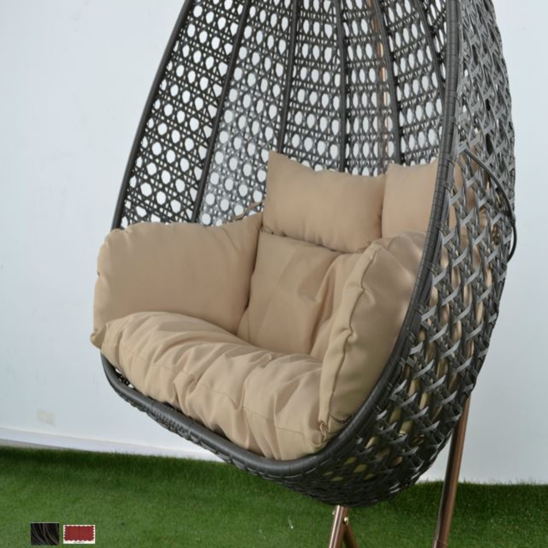 2 Seater Swing Chair With Cushions