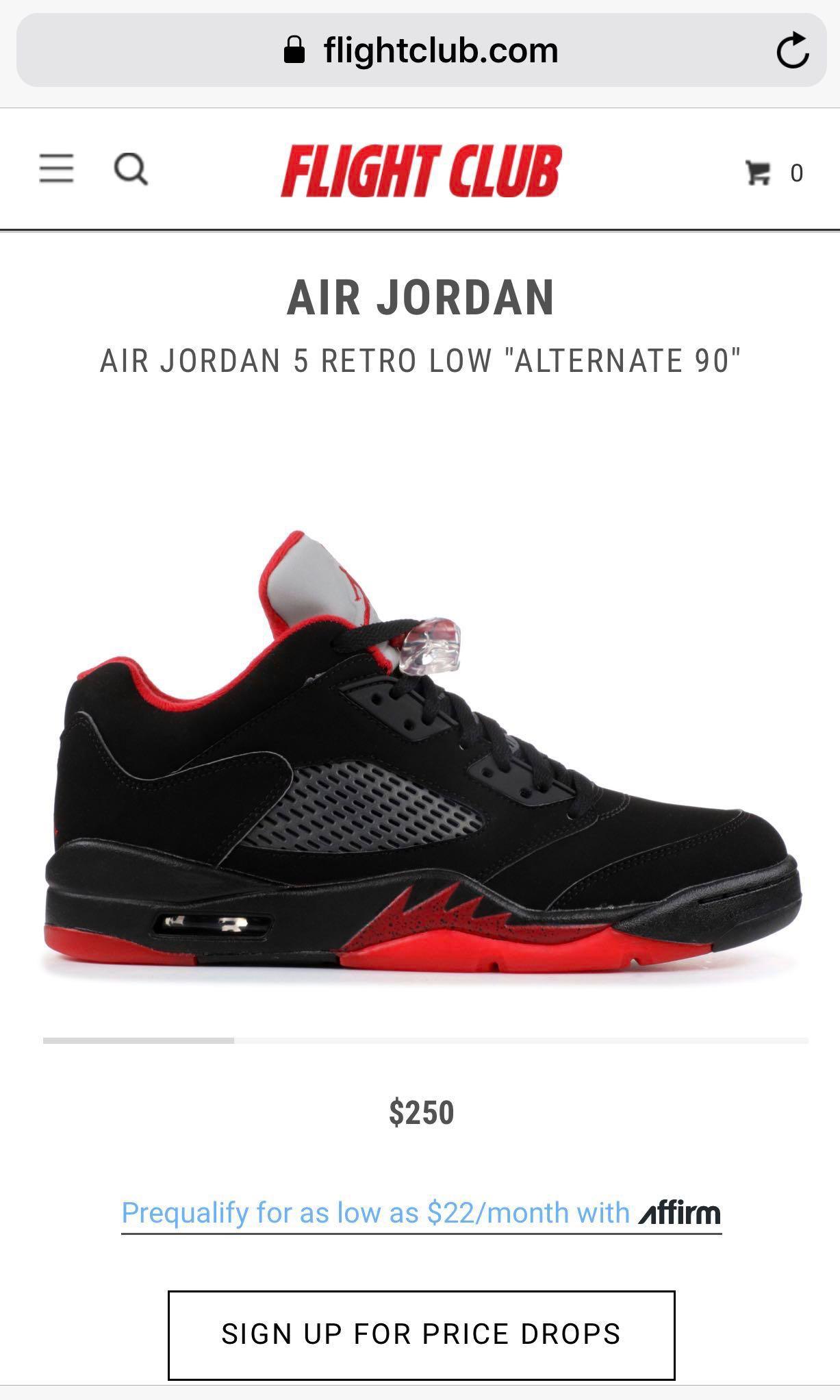 AIR JORDAN 5 RETRO LOW ALTERNATE 90s Men s Fashion Footwear