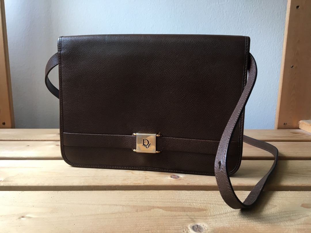 dior vintage leather bag
