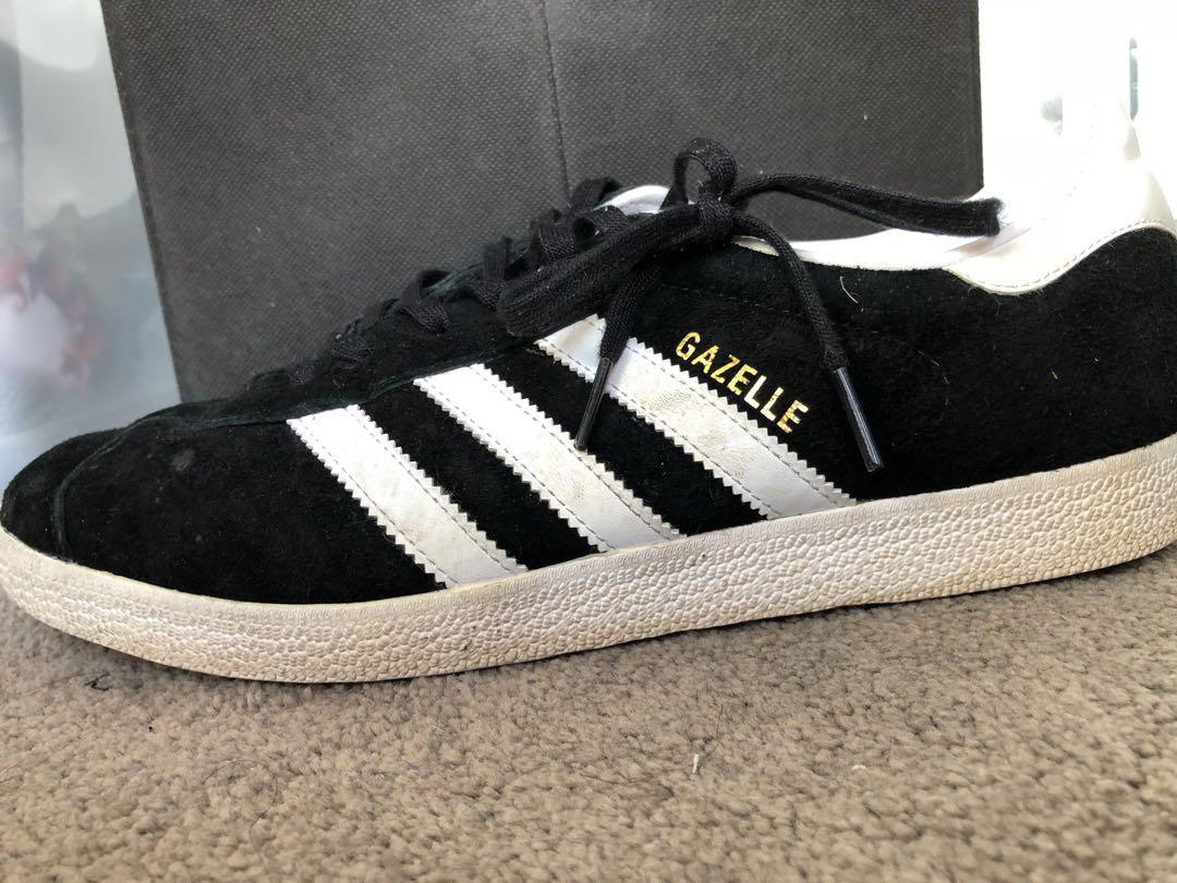 Black Adidas Gazelles size11 Women s Fashion Shoes on Carousell