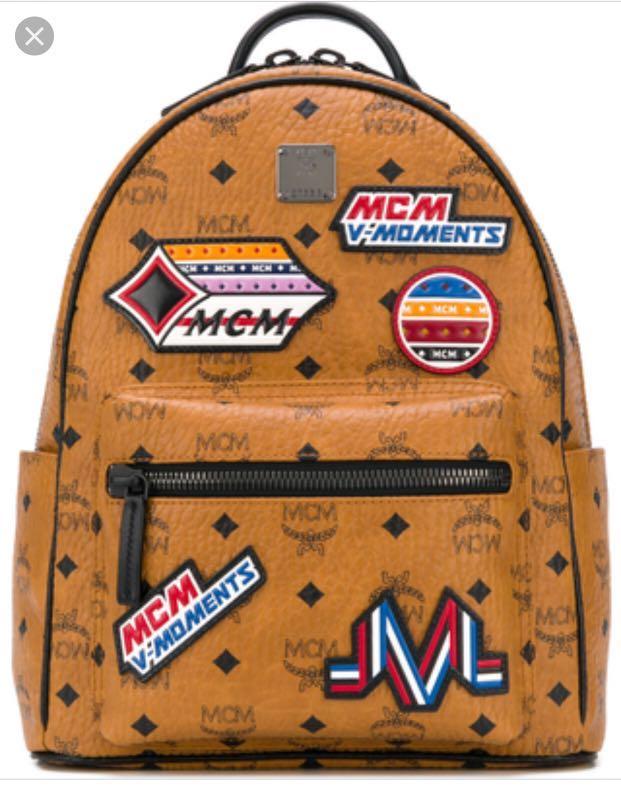 Mcm v best sale moments backpack