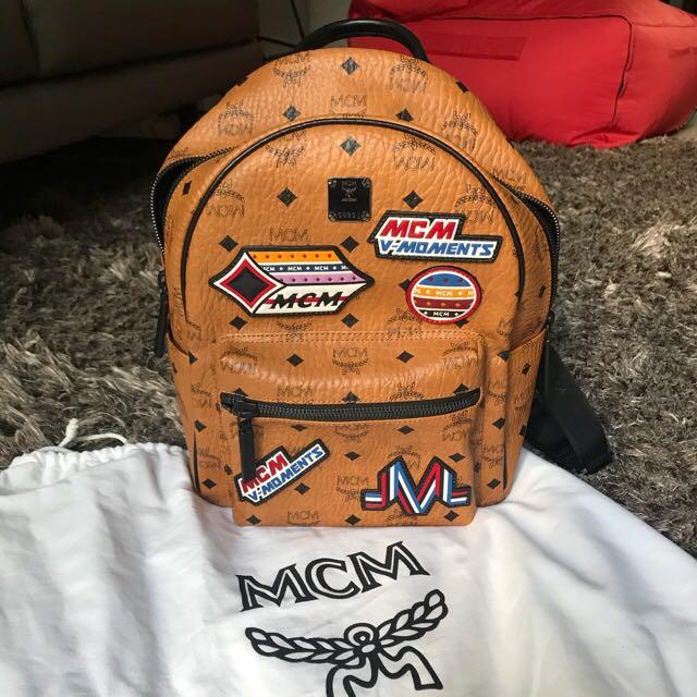 Brand New MCM Backpack with Victory Patch