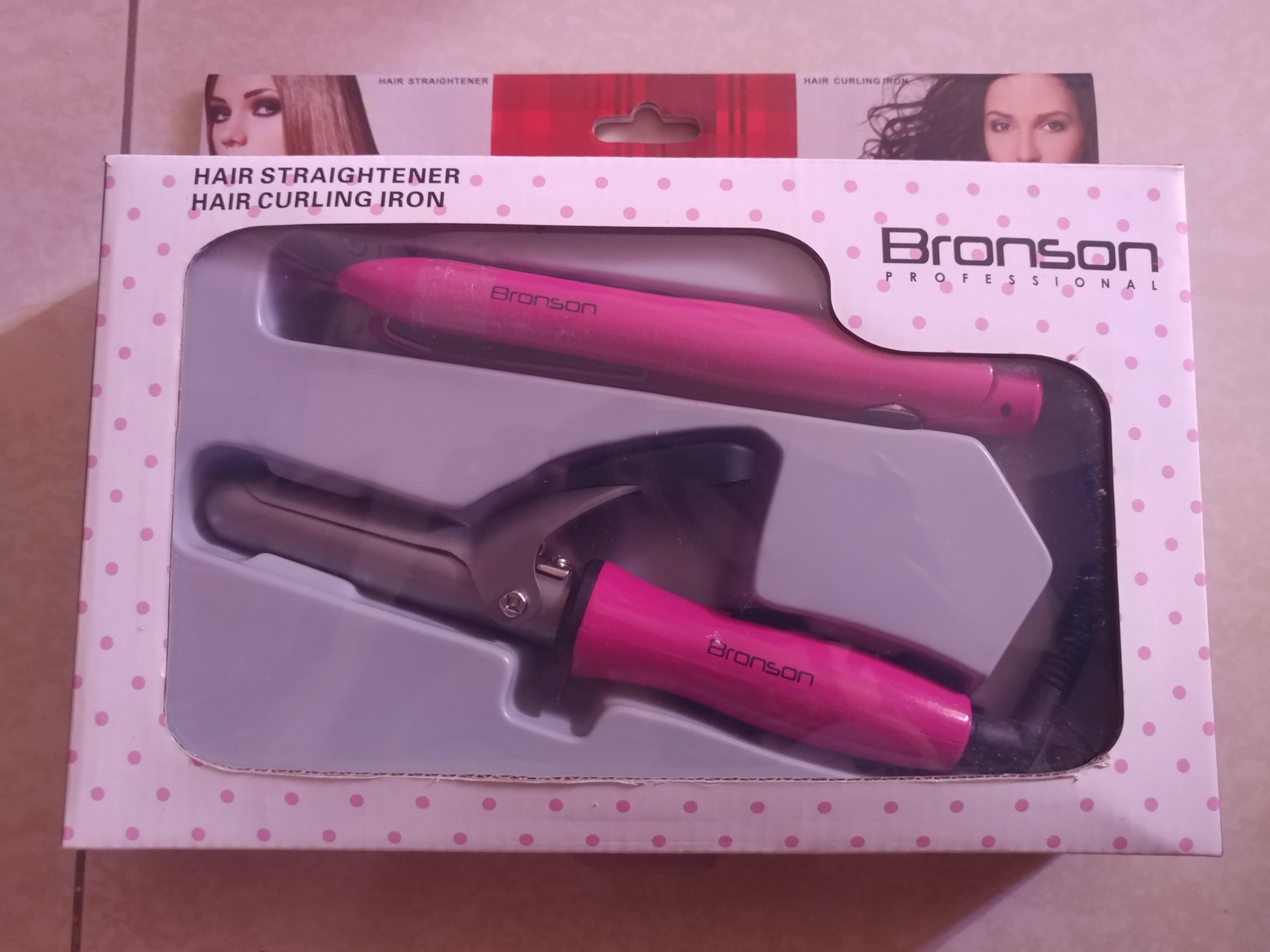 Bronson professional hair straightener and curling iron Beauty Personal Care Hair on Carousell