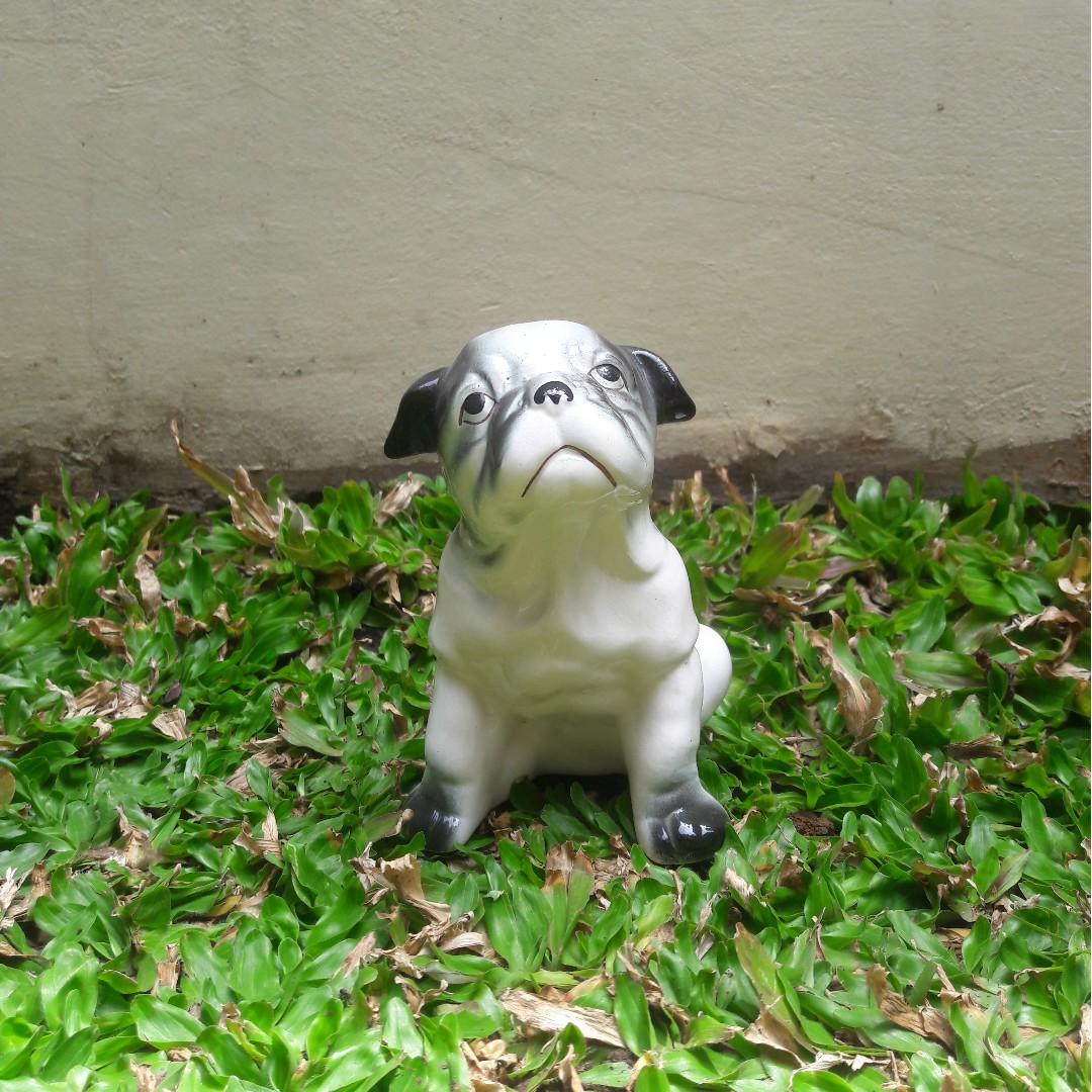 Carousellatma Pajangan Anjing Bulldog Pug Lucu Antiques Others