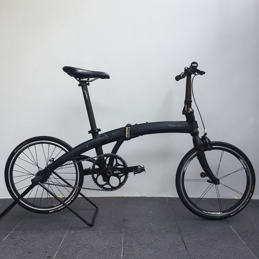 Dahon Mu Uno Foldable Bicycle Single Speed with Rolf Prima Accel