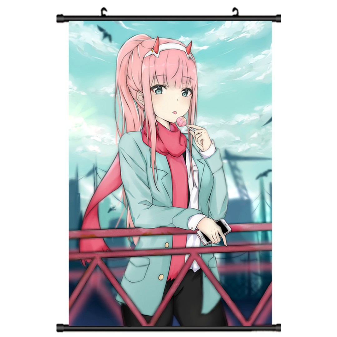 Get Wallpaper Darling In The Franxx Wall Scroll Poster Design Craft Art For Android Free