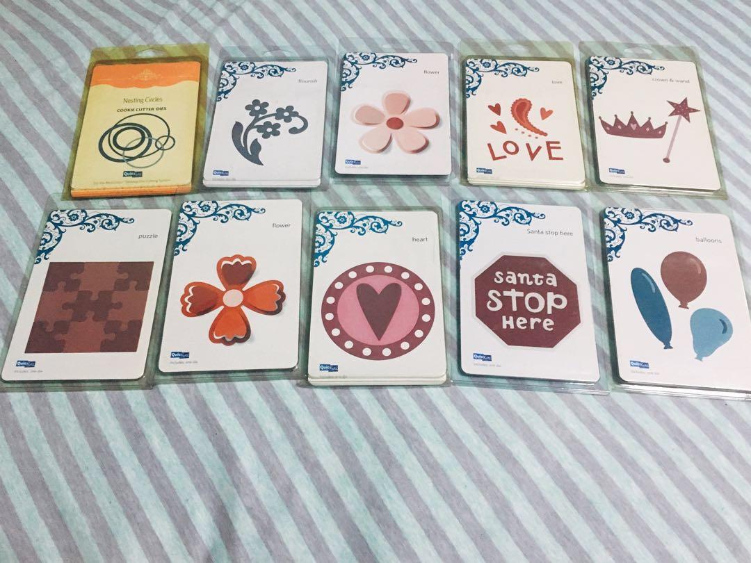 Die cut sets (Category: Craft Supplies & Tools) located in Singapore. Submitted by macie1011 (Listing ID 190848194, Image 2). Description: Clearing space Hardly used Selling at huge discounts . All 16 die cut set !!@$80 Cash & carry at 865 Tampines Street 83 Pm for collection arrangement .